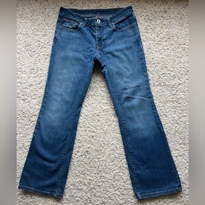 🇺🇸 RALPH LAUREN🇺🇸 Polo dark wash, mid rise, modern bootcut jeans, size 8